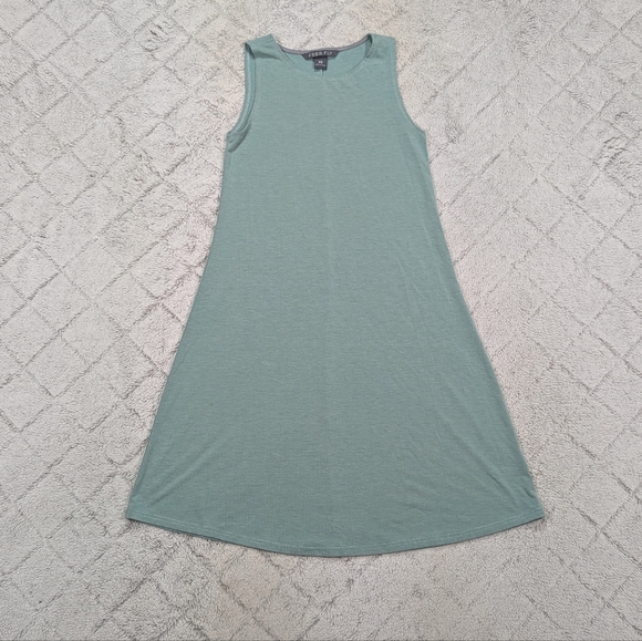Free Fly Dress Womens XS Green Heather Keys Bamboo Flex Sleeveless Beach  - Picture 1 of 8